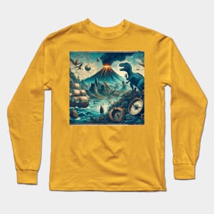 Jules Verne sci fi . Long Sleeve T-Shirt